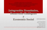 13-02-14 Integración Económica, Desarrollo Endógeno y Economía Social