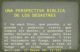UNA PERSPECTIVA BIBLICA DE LA GESTIÓN DE RIESGO A  DESASTRES