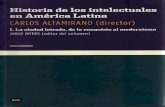 Altamirano Carlos Historia de Los Intelectuales en America Latina Vol 1