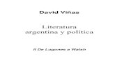 Literatura Argentina y Politica Tomo 2 - De Lugones a Walsh