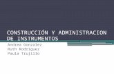 Exp Construcción de Instrumentos, Formas de Aplicación