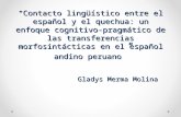 30. Contacto Linguistico Entre El Español y El Quechua (Metodología)
