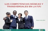 6. Las Competencias Básicas y Transversales en la Formación Profesional Integral.