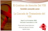 Continuo Prevencion y Atencion VIH - Cascada de Prevención y Atención de VIH; The HIV Treatment Cascade, Spanish