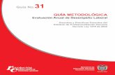 Guía 31   guía metodológica anual de desempeño