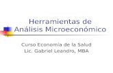 Herramientas De AnáLisis MicroeconóMico