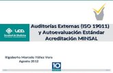 Auditorías externas autoevaluación 11-08-2012