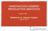 Idps2013 3: Innovación y Diseño de Productos y Servicios