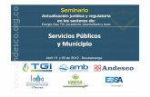 Servicios Públicos y municipio Andesco