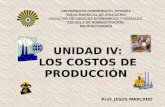 Unidad iv los costos de produccion