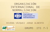 Organización internacional de normalizacion