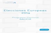 Programa Electoral Galicia -  Elecciones Europeas_2014 (ES)