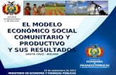 Bolivia: el modelo económico, social comunitario y sus resultados