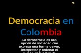 Democracia en colombia
