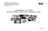 III UNIDAD: América Latina en el siglo XX.