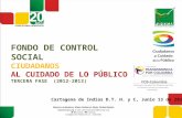 Fondo de control social: ciudadanos al cuidado de lo público en Cartagena