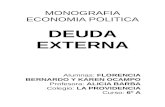 Economia, Monografía de la deuda externa