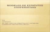 Modelos estatutos cooperativas