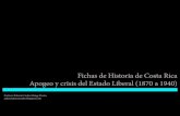 Fichas de historia de Costa Rica: Apogeo y crisis del Estado Liberal