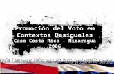 Caso Promoción Electoral Costa Rica - Nicaragua (2006) con menu