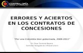 Panel 4 Foro Concesiones - Presentacion Cesar Torrente - Contraloria General de la Republica