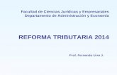 Reforma tributaria chile 2014