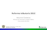 Presentacion min hacienda reforma tributaria 2012
