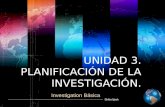 Unidad 3 Planificacion Del Proceso De Investigacion