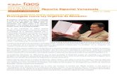 Reporte Especial Venezuela Ley Orgnica de Educaci³n