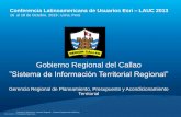 Sistema de Información Territorial Regional , Walter Menacho Gallardo - Gobierno Regional del Callao, Perú
