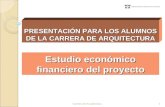 Estudio EconóMico Financiero Del Proyecto(Arquitectura)