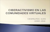 Ciberactivismo avances de Investigación CIESPAL María Belén Calvache