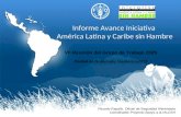 Informe avance Iniciativa América Latina y Caribe sin Hambre