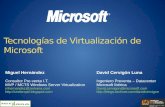 Congreso internet del mediterraneo - virtualización según Microsoft