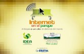 Proyecto IDEA Internet en el parque