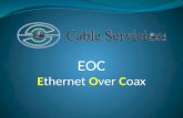 Eoc internet sobre redes HFC y fibra óptica para catv