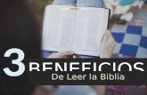 3 beneficios de leer la biblia