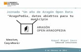 Jornada 1 año de Aragon Open Data, Raquel Miguel: AragoPedia-AragoDBPedia