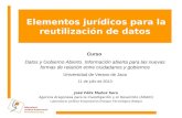 Curso de Verano "Datos y Gobierno Abierto" José Félix Muñoz