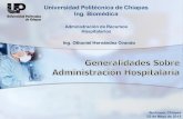 Generalidades Sobre Administración Hospitalaria
