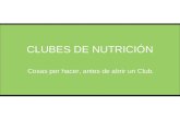 Club de Nutricion Reglas
