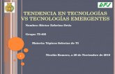 Tendencia en Tecnologia vs. Tecnologías Emergentes