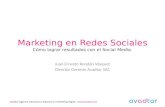 Marketing en redes sociales