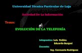 EvolucióN Del TeléFono Y Su UtilizacióN