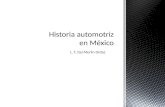 Historia automotriz en méxico