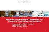 Barómetro de Presencia Online Ibex 35 08