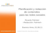 Planificación y redacción de contenidos 2.0_Ricardo Palmieri