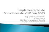 Implementado Sistemas de VoIP con FOSS