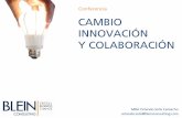 Cambio, innovación y colaboración. BLEIN Consulting