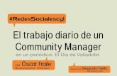 Trabajo diario community manager